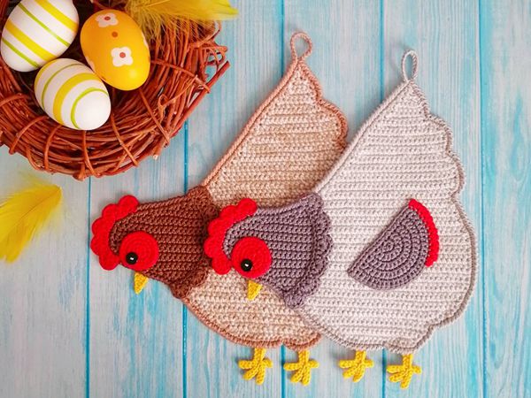 Chicken Hen Potholder