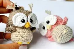 Crochet Keyring Owl Pattern