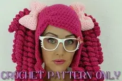 Crochet Pigtail Hat Pattern