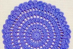 Crochet Sleek Doily How To Crochet Round Doily