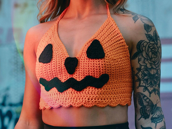 Spooky Crochet Top