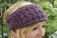 Crochet Star Stitch Headband Pattern