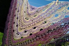 Crochet Virus Granny Shawl