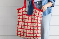 Windowpane Tote