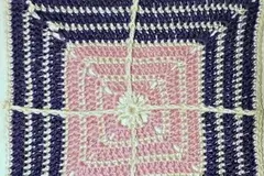 Crossed Afghan Square