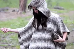 Driftwood Oversized Hooded Poncho