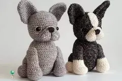 French Bulldog Amigurumi Pattern Crochet