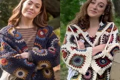 Granny Square Rebecca Jacket Crochet Pattern