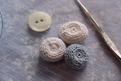 Lacy Crochet Buttons Pattern