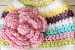 Large Crochet Flower Pattern For Hats