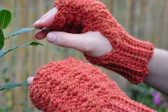 Last Minute Crochet Fingerless Gloves