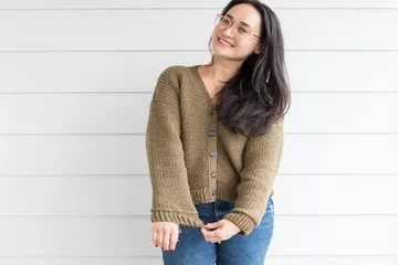 Linen Stitch Cardigan