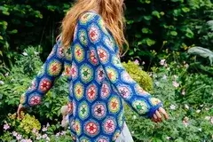 Matisse Hexagon Crochet Cardigan Pattern