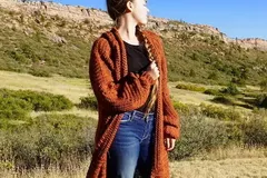 Mountain Harvest Cardigan Crochet Pattern