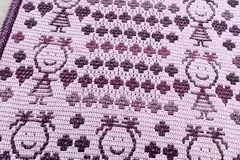 Overlay Mosaic Crochet Baby Blanket Pattern