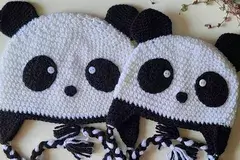 Panda Earflap Beanie