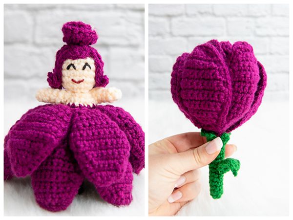 Reversible Flower Doll