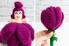 Reversible Flower Doll