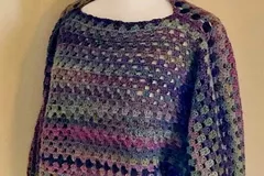 Secret Pathways Triangle Poncho