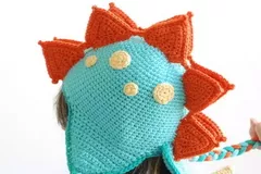 Spiky, The Stegosaurus Dinosaur Hat Crochet Pattern