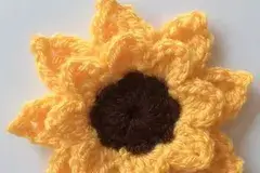 Three Crochet Flowers Pattern