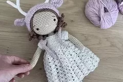 Winter Girl Deer Crochet Pattern