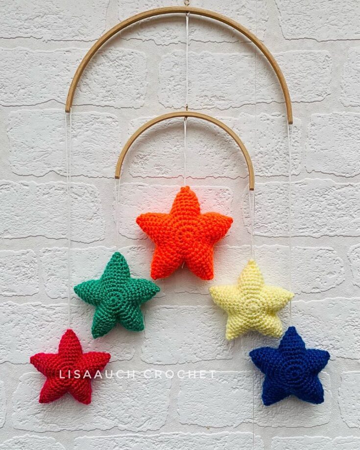 5 Point 3d Star Amigurumi