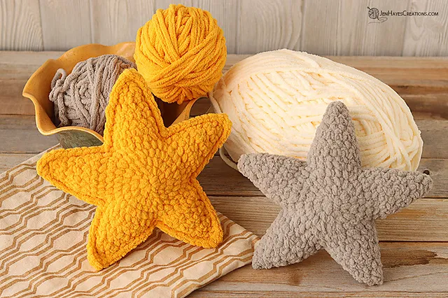 Blanket Yarn Star Crochet Pattern