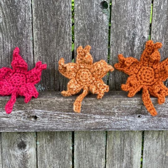 Fall Maple Leaf Crochet Pattern