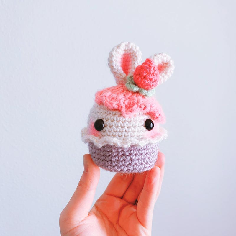 Bunny Rabbit Cupcake Pattern