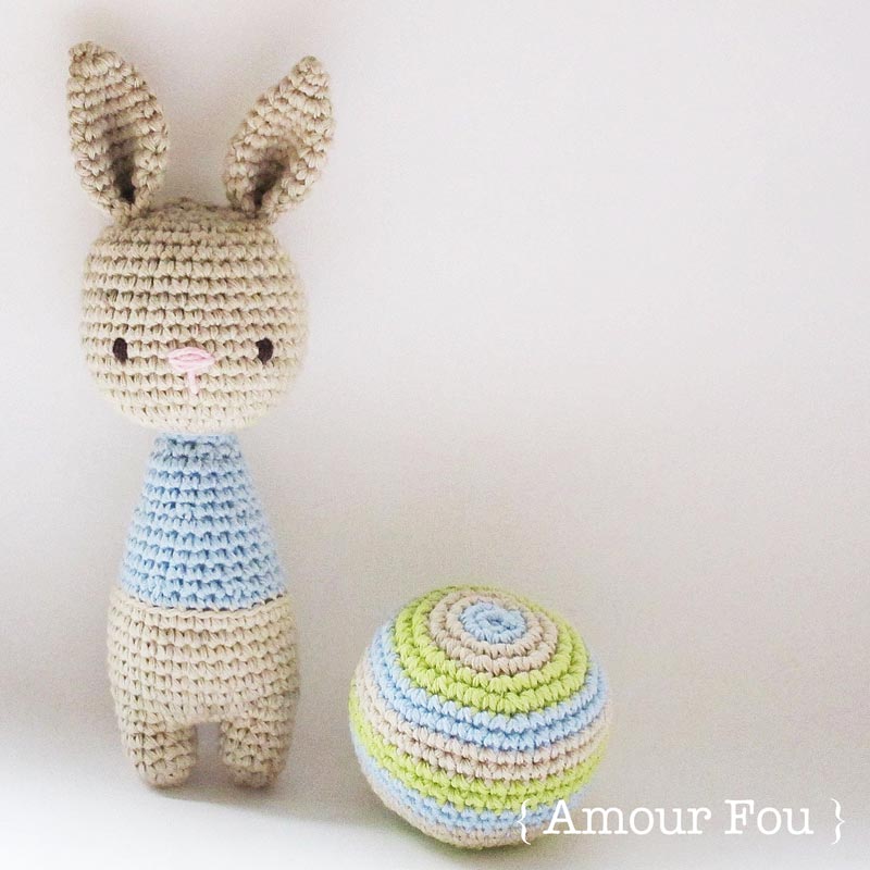 Bunny Rattles & Ball Crochet