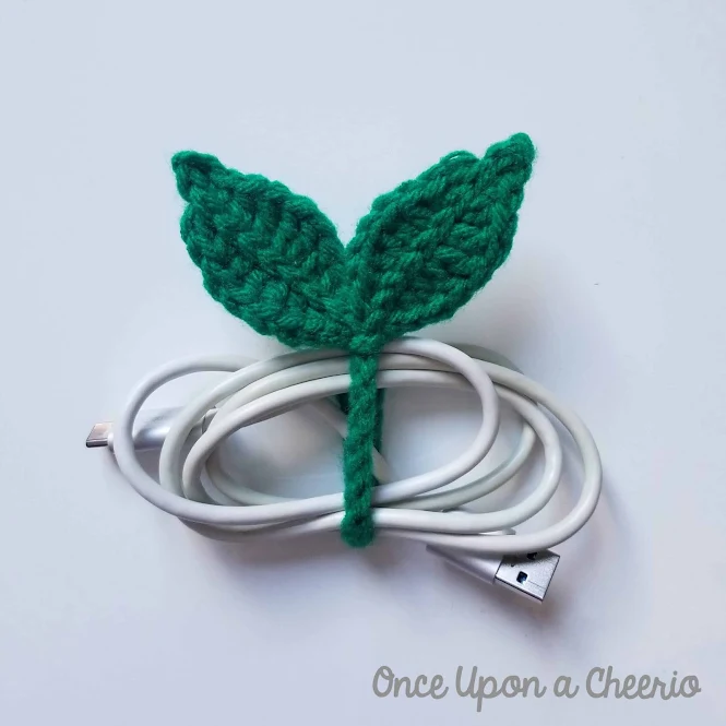 Crochet Leaf Sprout