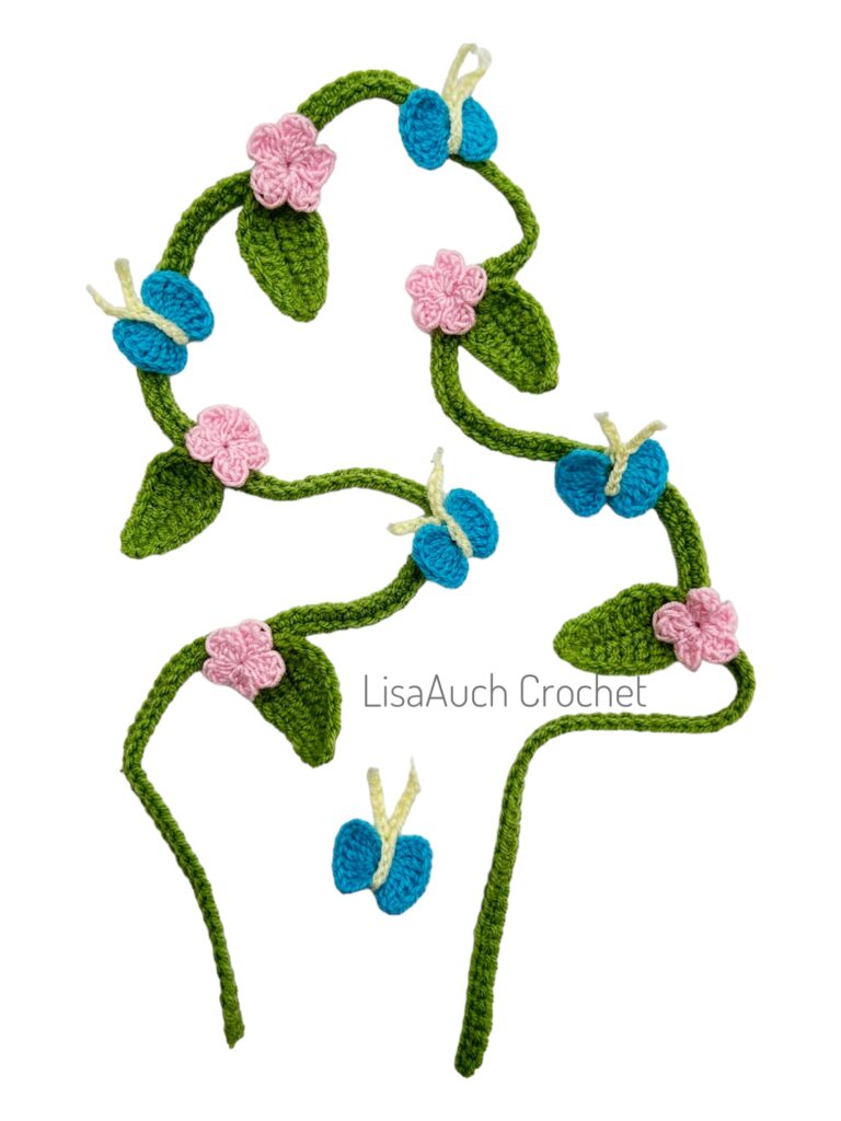 Crochet Leaf Vine Pattern