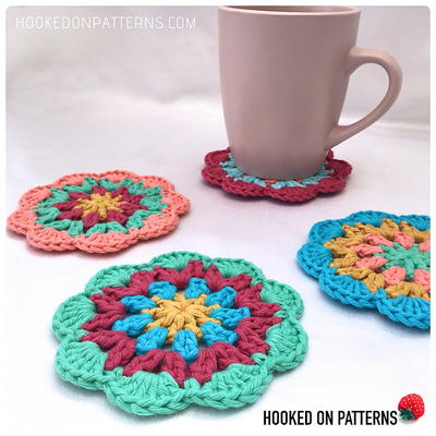 Crochet Mandala Coasters