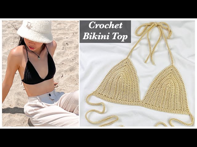 Easy Crochet Simple Bikini Top