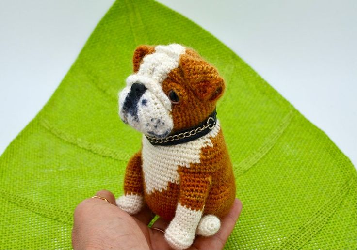 English Bulldog Puppy Crochet Pattern