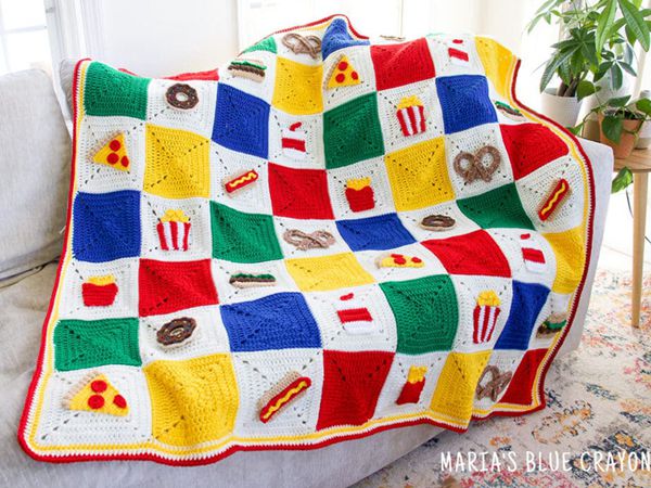 FOODIE THEMED BLANKET