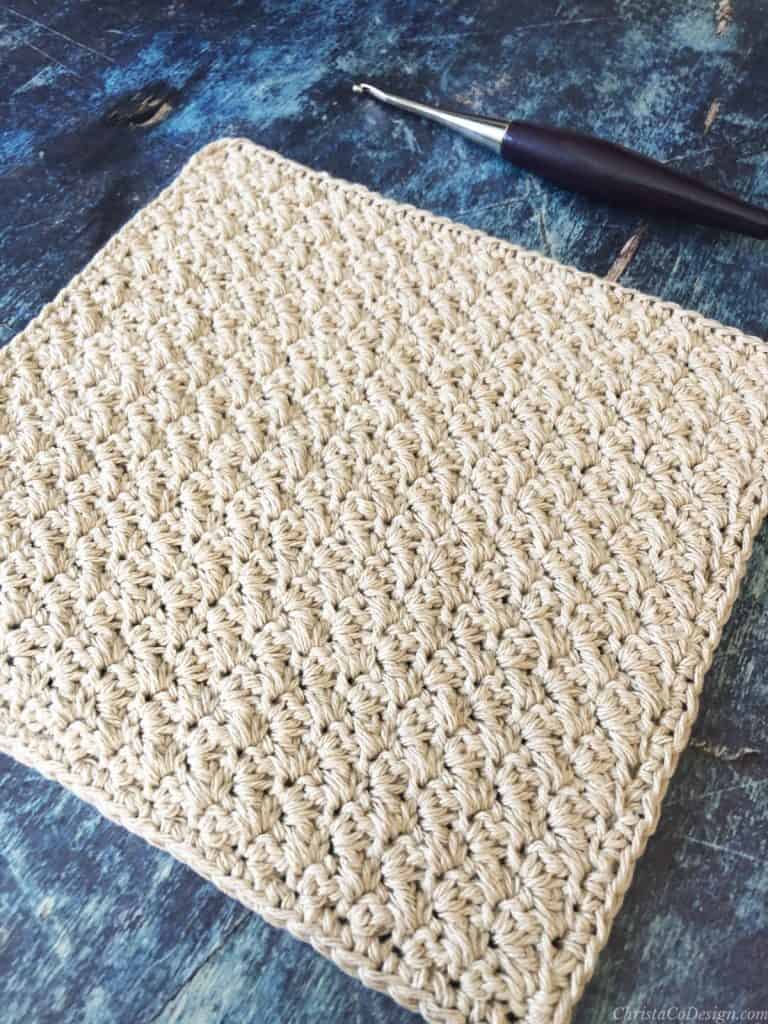 Grana Washcloth Crochet Pattern