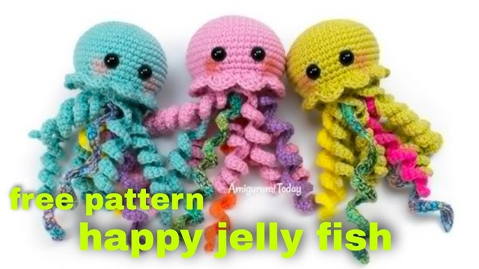 Happy Jellyfish Amigurumi Pattern