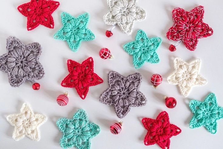 Little Crochet Christmas Stars