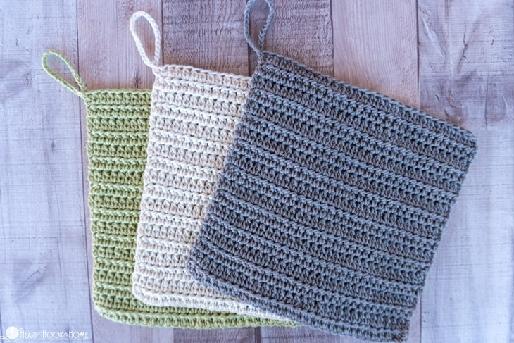 Little Loop Crochet Washcloth