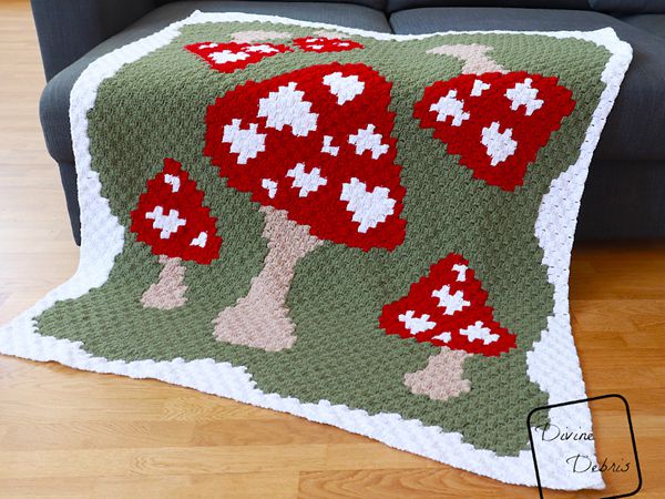 Mushroom Love Blanket