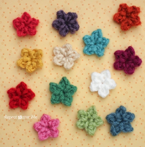 Teeny Tiny Crochet Stars