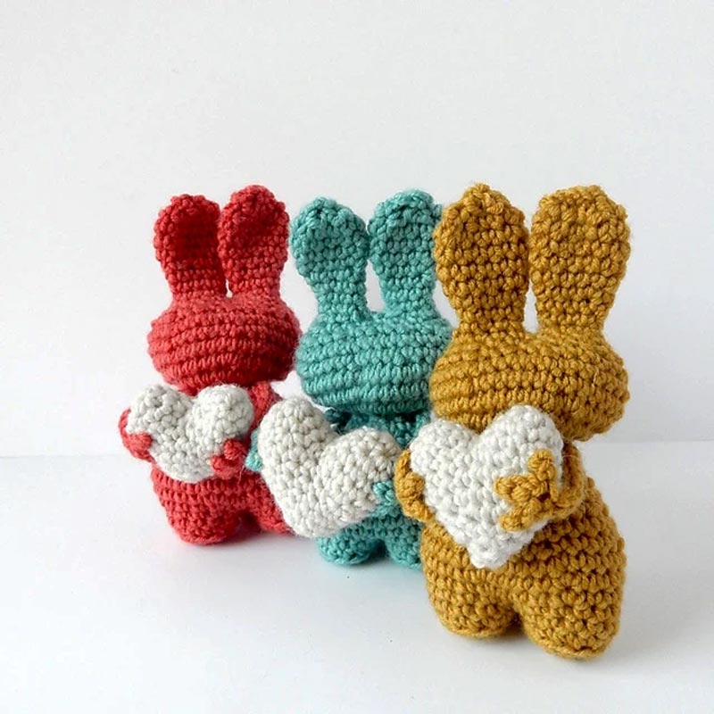 Crochet Valentin Bunny