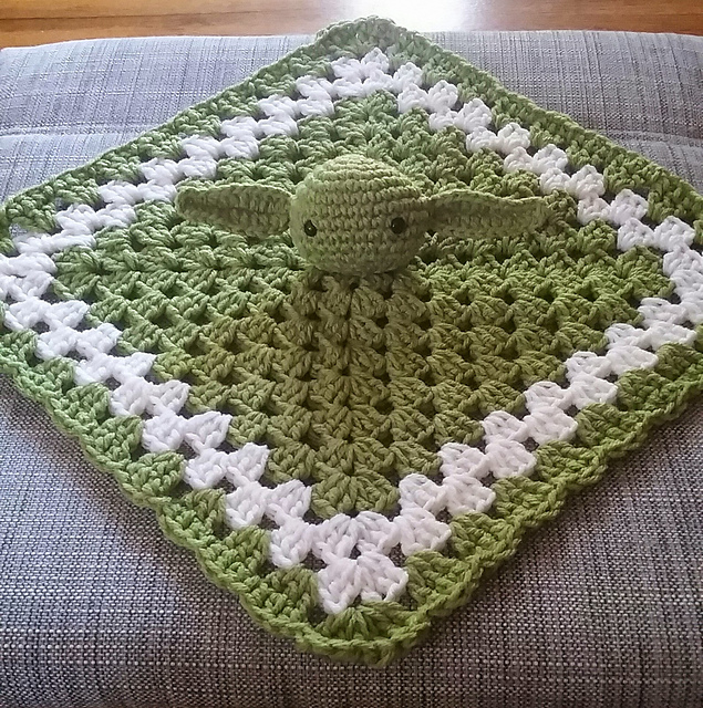 Yoda Inspired Lovey Crochet Pattern