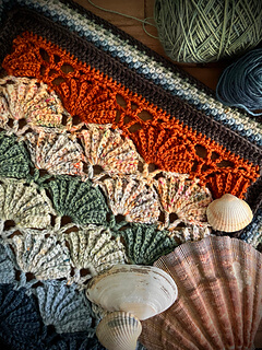 Shell Collector Cushion Free Crochet Pattern