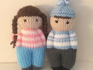 Free comfort doll knitting patterns