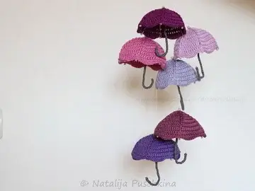 Autumn decoration ‚Umbrella‘ - Crochet Pattern