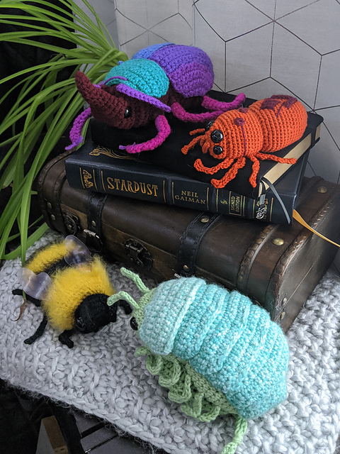Bug Beetle and Bumble Amigurumi