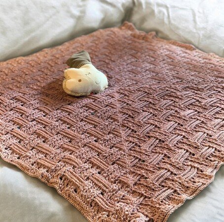 Crochet Pattern Baby Blanket Blanket Lilaia